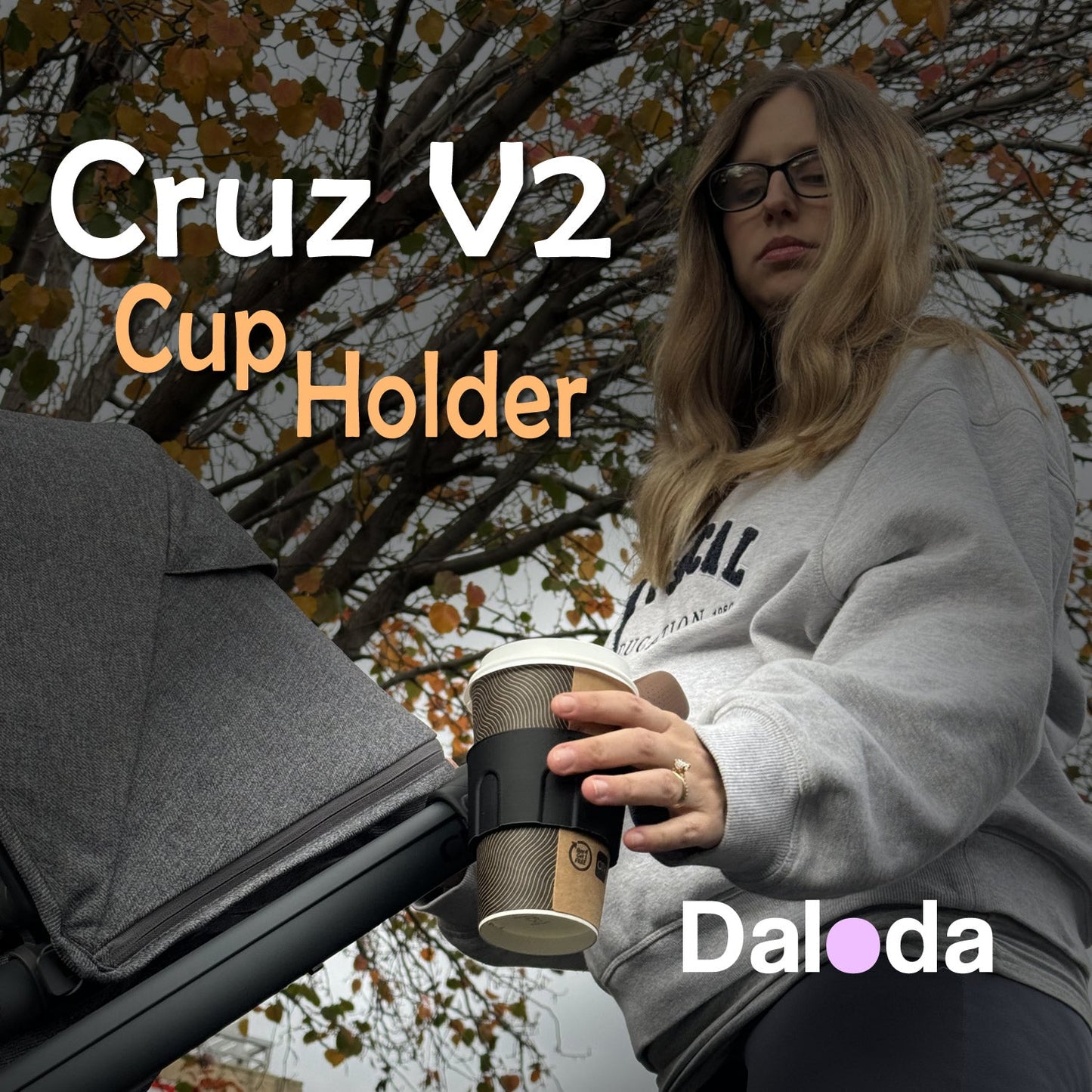 Cup Holder for UPPAbaby Cruz V2 - CHDA001 - Daloda