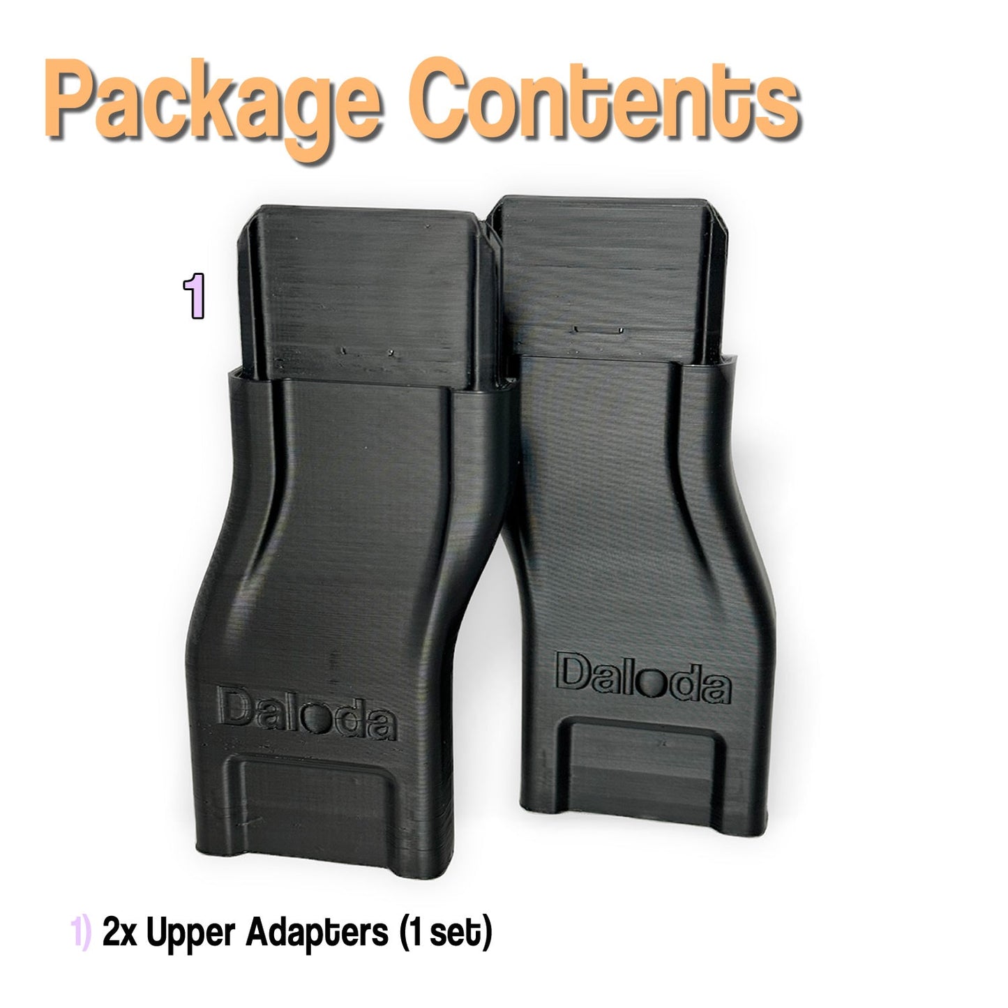 Upper Adapters for UPPAbaby Cruz V2 - UAUC001 - Daloda