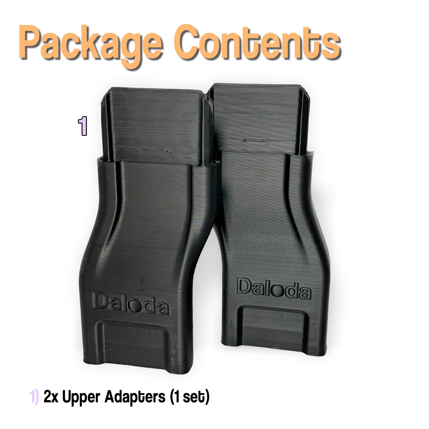 Upper Adapters for UPPAbaby Cruz V2 - UAUC001 - Daloda