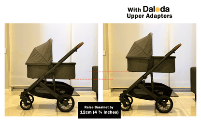 Upper Adapters for UPPAbaby Vista V2 - UAUV001 - Daloda